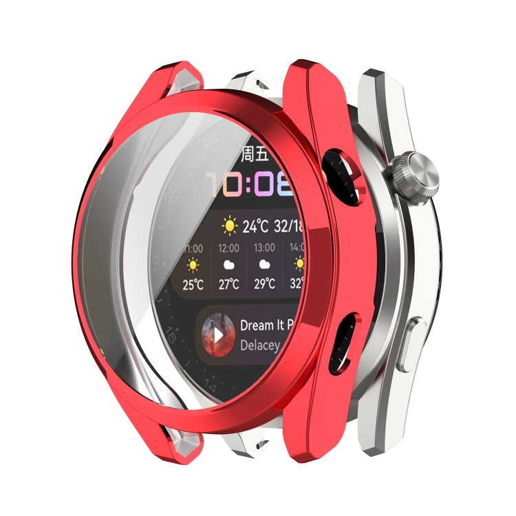 For Huawei Watch3 Pro New Full Coverage TPU Electroplating Protective Watch Case