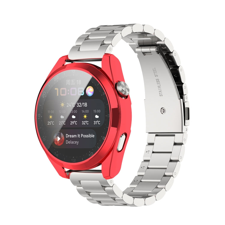 For Huawei Watch3 Pro New Full Coverage TPU Electroplating Protective Watch Case