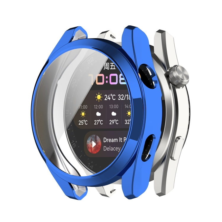 For Huawei Watch3 Pro New Full Coverage TPU Electroplating Protective Watch Case