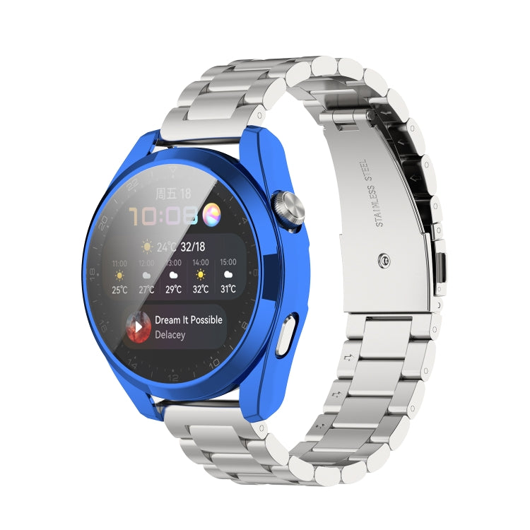 For Huawei Watch3 Pro New Full Coverage TPU Electroplating Protective Watch Case