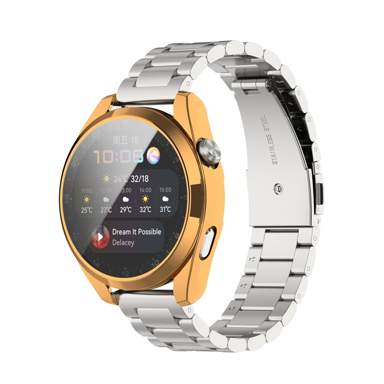For Huawei Watch3 Pro New Full Coverage TPU Electroplating Protective Watch Case