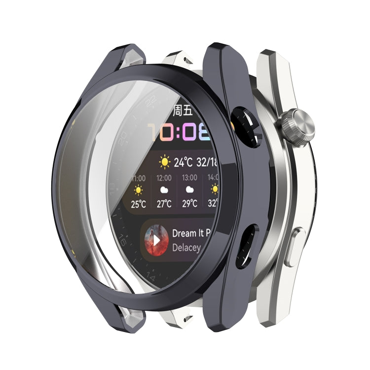 For Huawei Watch3 Pro New Full Coverage TPU Electroplating Protective Watch Case