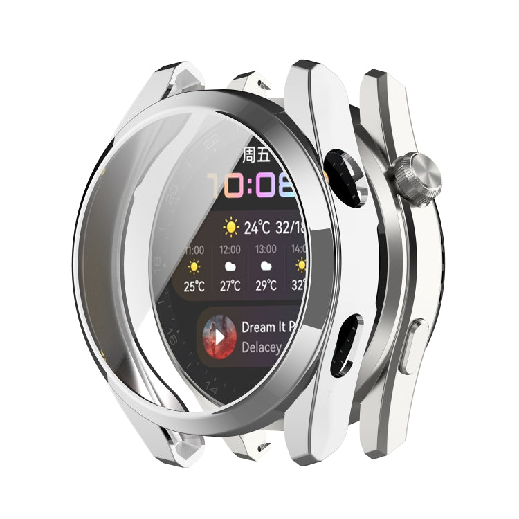 For Huawei Watch3 Pro New Full Coverage TPU Electroplating Protective Watch Case