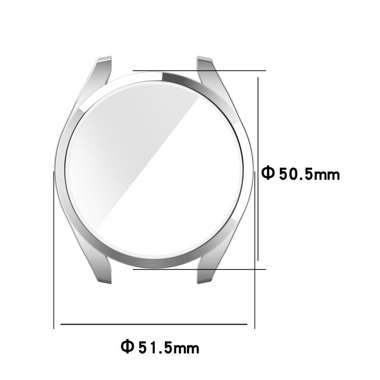 For Huawei Watch3 Pro New Full Coverage TPU Electroplating Protective Watch Case