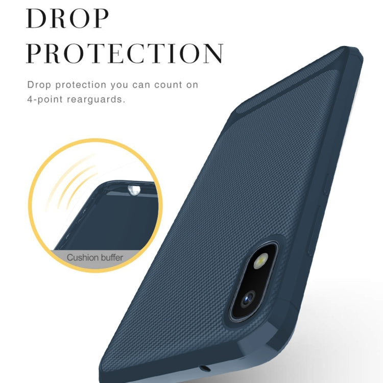 For Huawei Honor Play 8 / Play 3E (China Version) Carbon Fiber Texture Shockproof TPU Protective Case