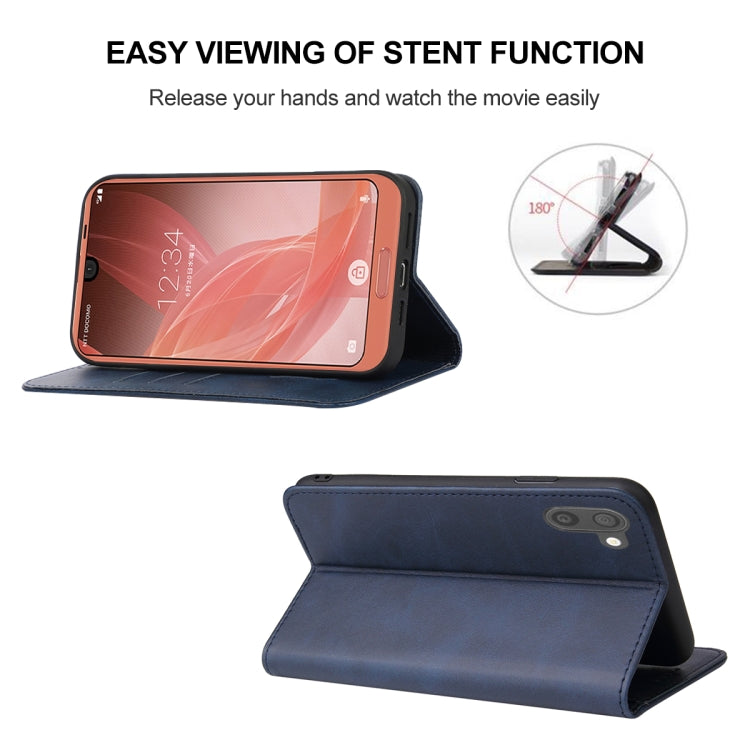 For Sharp Aquos R2 Magnetic Closure Leather Phone Case