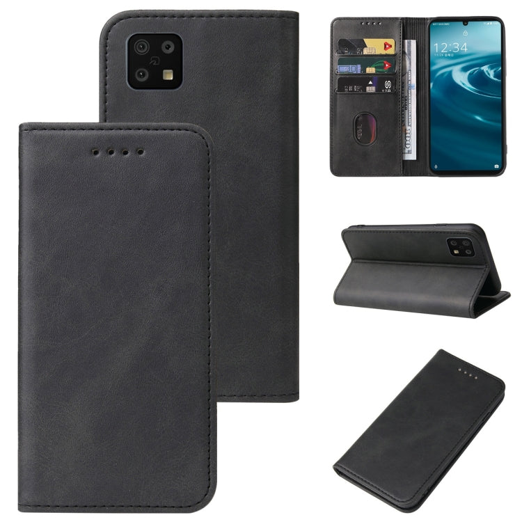 For Sharp Aquos Sense 6 SHG05 / SH-54B / Sense 6S / SHG07 Magnetic Closure Leather Phone Case
