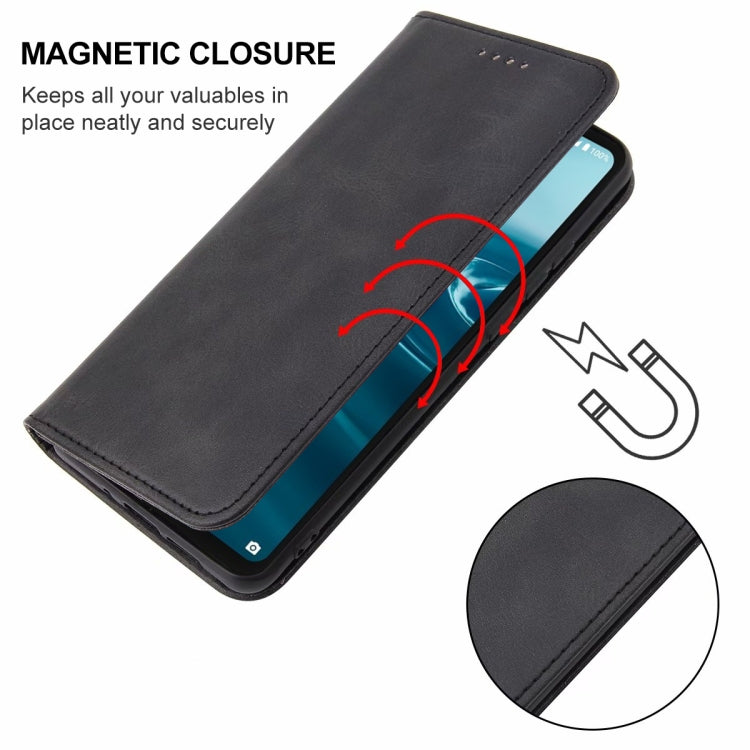 For Sharp Aquos Sense 6 SHG05 / SH-54B / Sense 6S / SHG07 Magnetic Closure Leather Phone Case