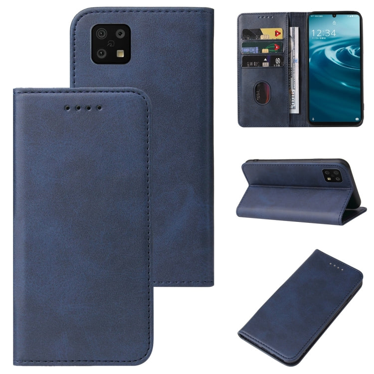 For Sharp Aquos Sense 6 SHG05 / SH-54B / Sense 6S / SHG07 Magnetic Closure Leather Phone Case