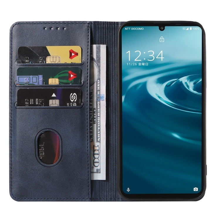 For Sharp Aquos Sense 6 SHG05 / SH-54B / Sense 6S / SHG07 Magnetic Closure Leather Phone Case
