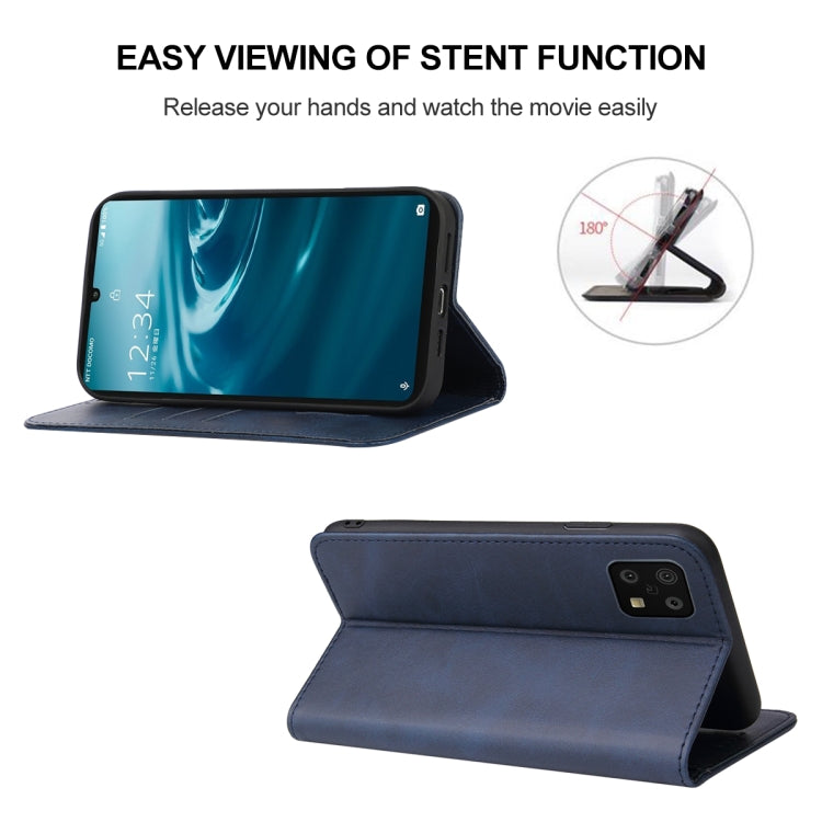 For Sharp Aquos Sense 6 SHG05 / SH-54B / Sense 6S / SHG07 Magnetic Closure Leather Phone Case