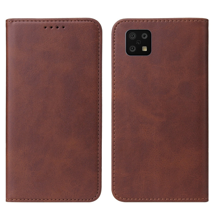 For Sharp Aquos Sense 6 SHG05 / SH-54B / Sense 6S / SHG07 Magnetic Closure Leather Phone Case