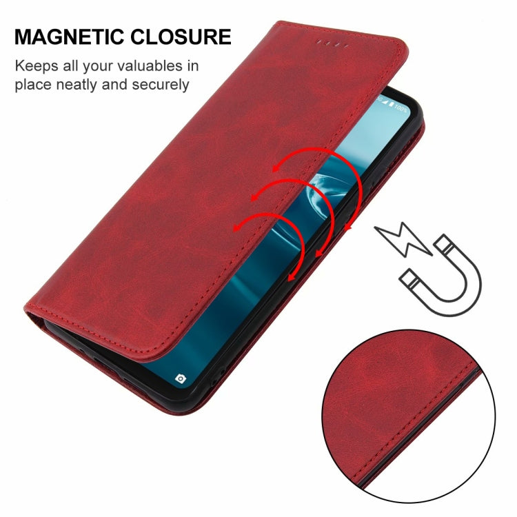 For Sharp Aquos Sense 6 SHG05 / SH-54B / Sense 6S / SHG07 Magnetic Closure Leather Phone Case