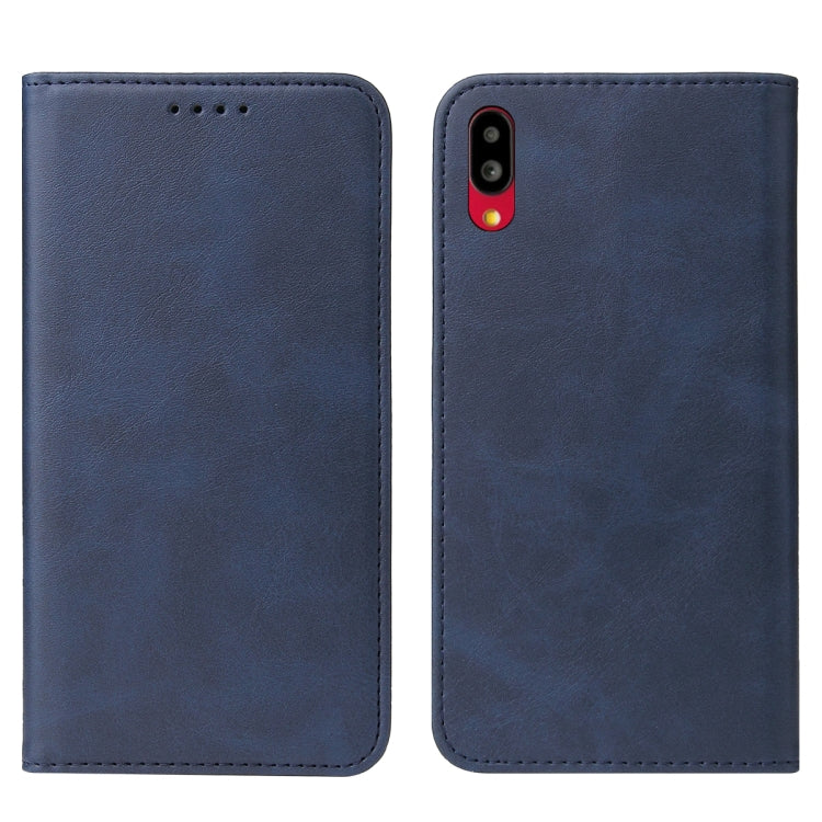 For Sharp Simple Sumaho 6A 201SH Magnetic Closure Leather Phone Case