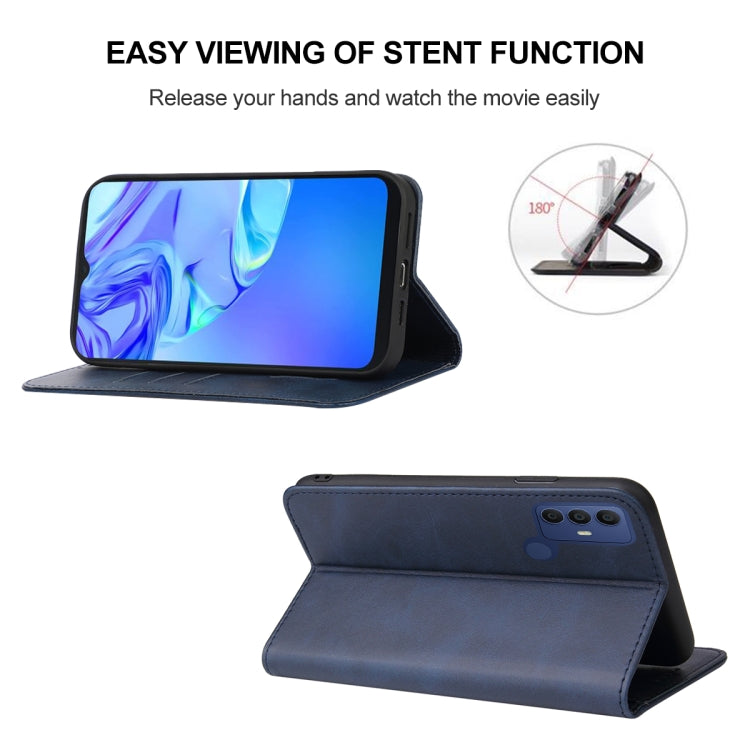 For Sharp Aquos V6 / V6 Plus / TCL 305 / 30 SE / 306 Magnetic Closure Leather Phone Case