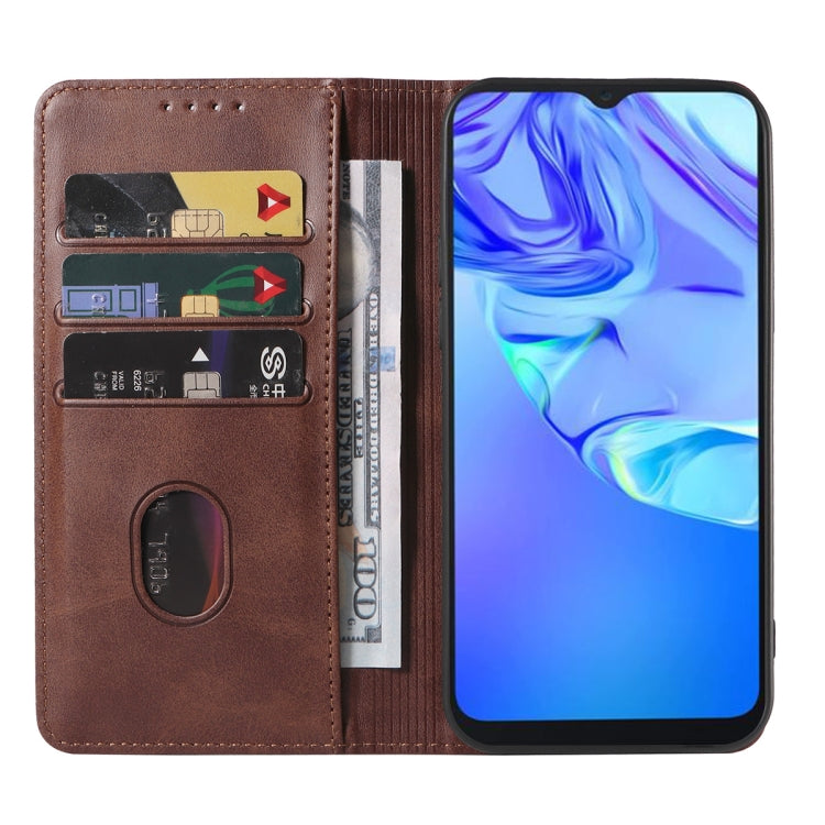 For Sharp Aquos V6 / V6 Plus / TCL 305 / 30 SE / 306 Magnetic Closure Leather Phone Case