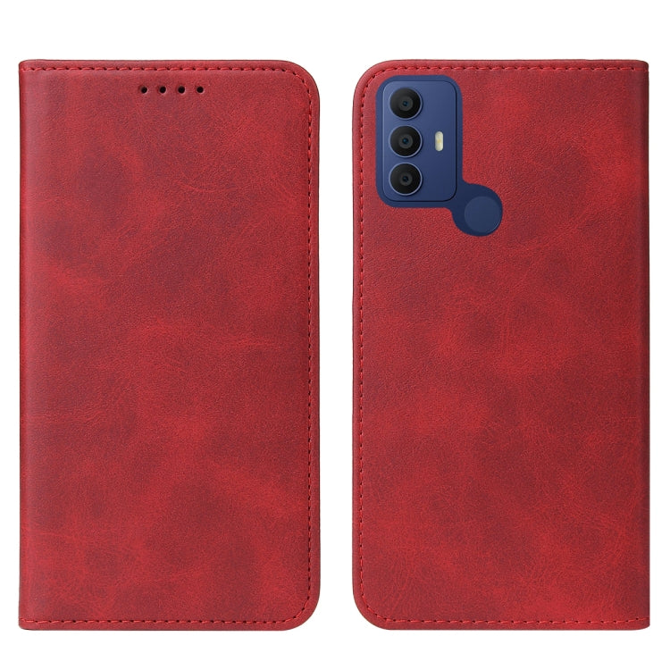 For Sharp Aquos V6 / V6 Plus / TCL 305 / 30 SE / 306 Magnetic Closure Leather Phone Case