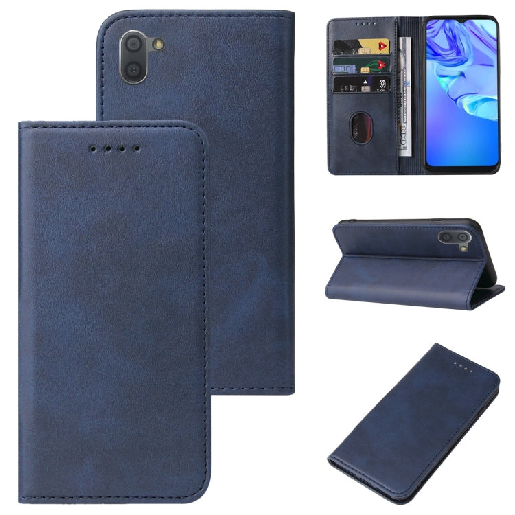 For Sharp Aquos R3 / SHV44 / SH-04L Magnetic Closure Leather Phone Case