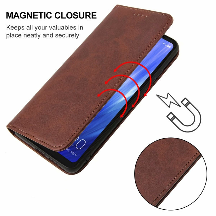 For Sharp Aquos R3 / SHV44 / SH-04L Magnetic Closure Leather Phone Case