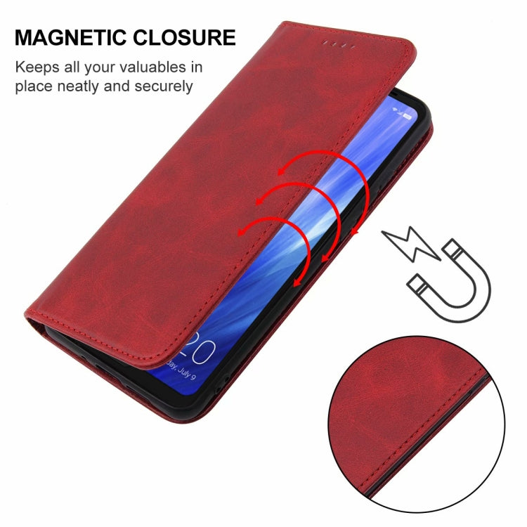 For Sharp Aquos R3 / SHV44 / SH-04L Magnetic Closure Leather Phone Case