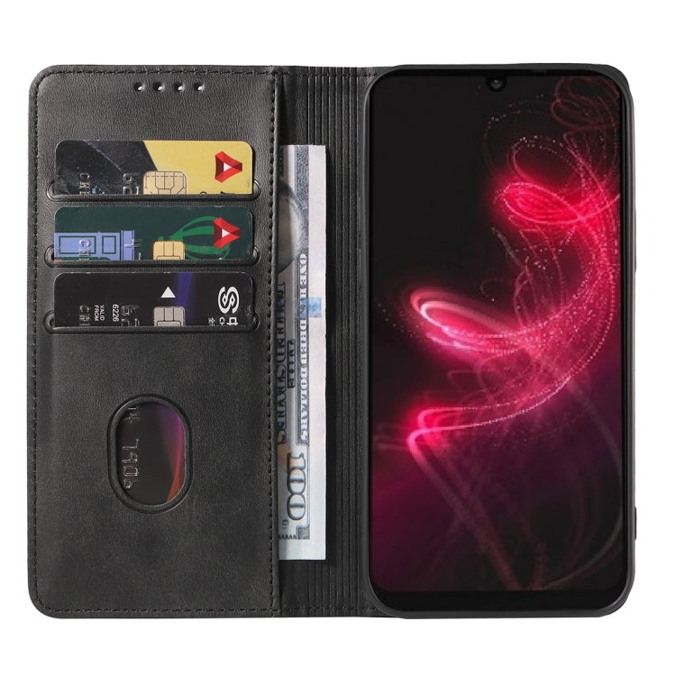 For Sharp Aquos Zero 5G Basic Magnetic Closure Leather Phone Case