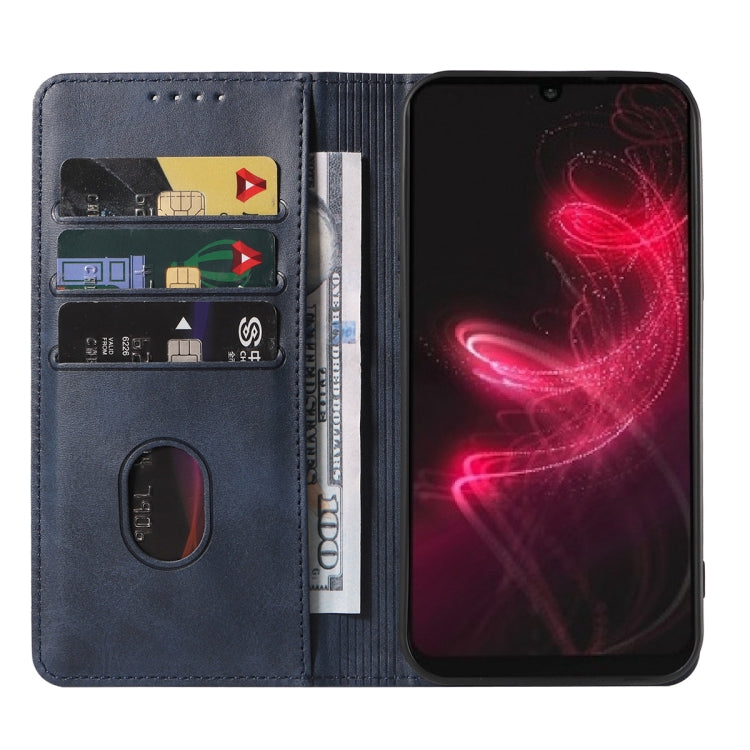 For Sharp Aquos Zero 5G Basic Magnetic Closure Leather Phone Case
