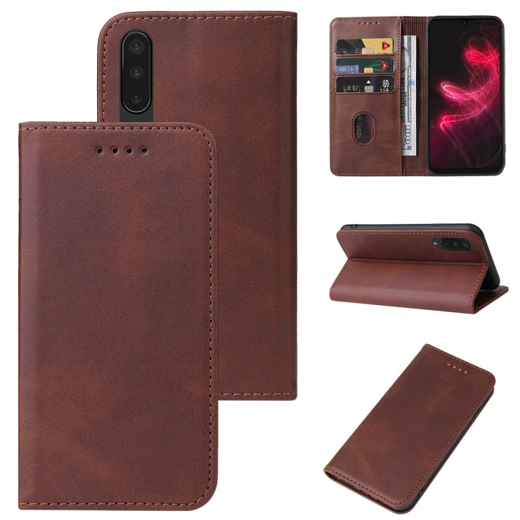 For Sharp Aquos Zero 5G Basic Magnetic Closure Leather Phone Case