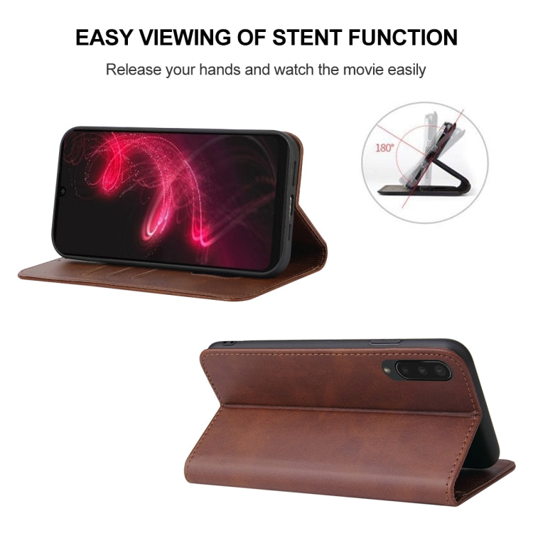 For Sharp Aquos Zero 5G Basic Magnetic Closure Leather Phone Case