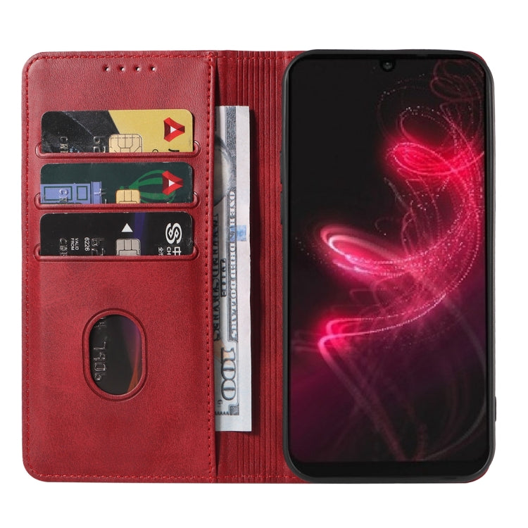 For Sharp Aquos Zero 5G Basic Magnetic Closure Leather Phone Case
