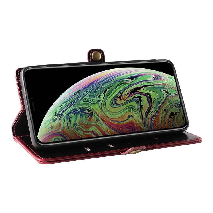 For iPhone XS Max GQUTROBE RFID Blocking Oil Wax Leather Case