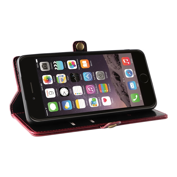 For iPhone SE 2022 / SE 2020 / 8 / 7 GQUTROBE RFID Blocking Oil Wax Leather Case
