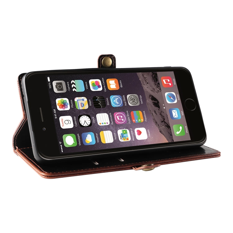 For iPhone SE 2022 / SE 2020 / 8 / 7 GQUTROBE RFID Blocking Oil Wax Leather Case