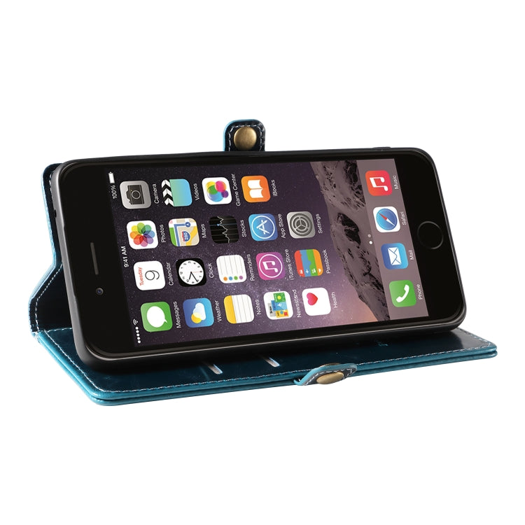 For iPhone SE 2022 / SE 2020 / 8 / 7 GQUTROBE RFID Blocking Oil Wax Leather Case