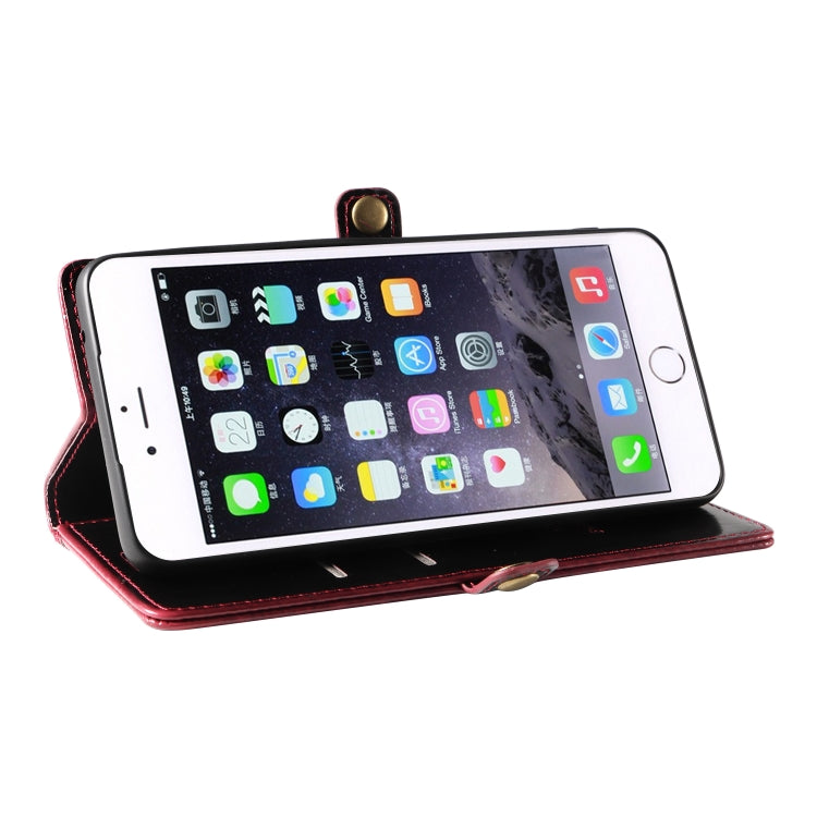 GQUTROBE RFID Blocking Oil Wax Leather Case For iPhone 7 Plus / 8 Plus