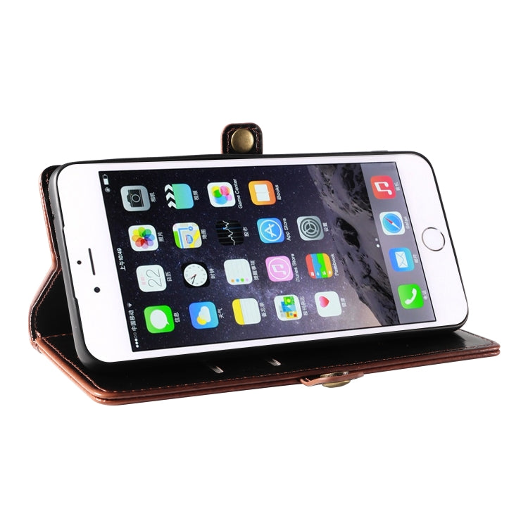 GQUTROBE RFID Blocking Oil Wax Leather Case For iPhone 7 Plus / 8 Plus