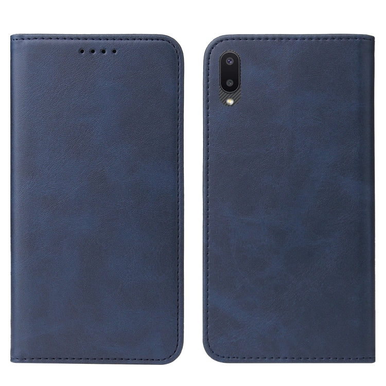 For Samsung Galaxy A02 / M02 Magnetic Closure Leather Phone Case