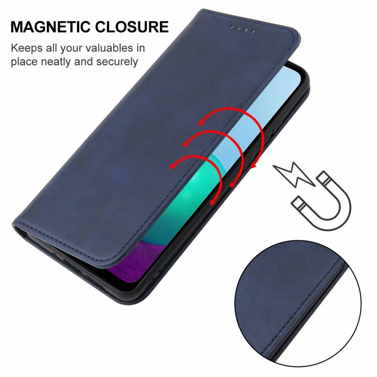 For Samsung Galaxy A02 / M02 Magnetic Closure Leather Phone Case
