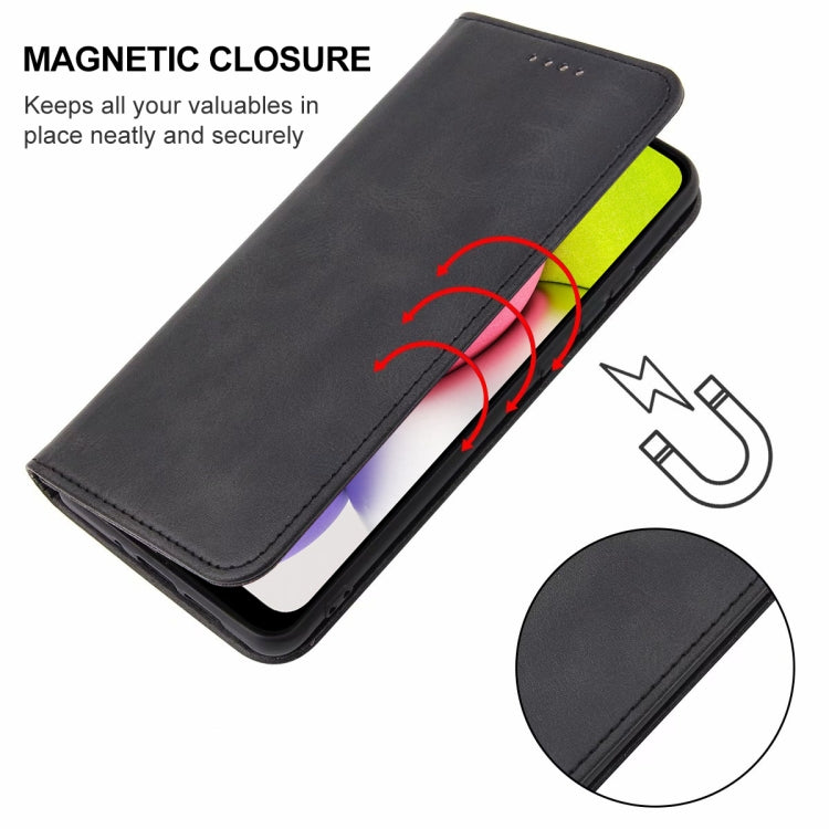 For Samsung Galaxy A03s 166mm Magnetic Closure Leather Phone Case