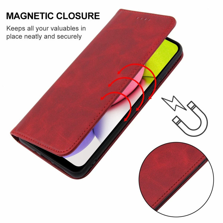 For Samsung Galaxy A03s 166mm Magnetic Closure Leather Phone Case