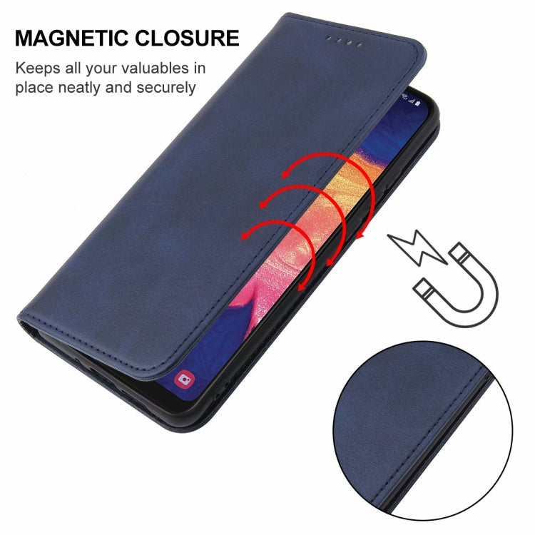 For Samsung Galaxy A10e Magnetic Closure Leather Phone Case