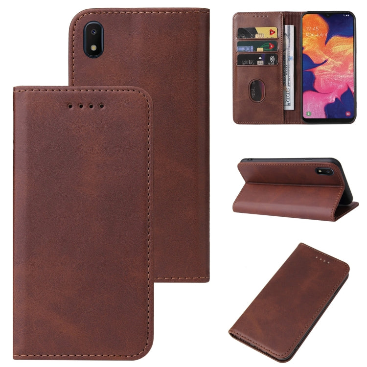 For Samsung Galaxy A10e Magnetic Closure Leather Phone Case