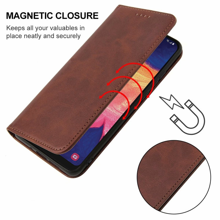 For Samsung Galaxy A10e Magnetic Closure Leather Phone Case