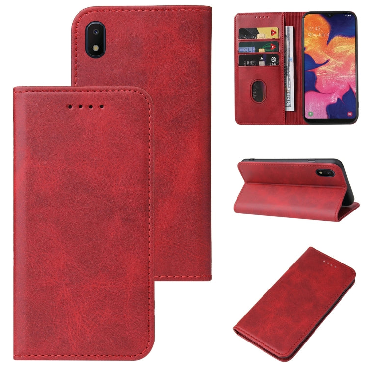 For Samsung Galaxy A10e Magnetic Closure Leather Phone Case