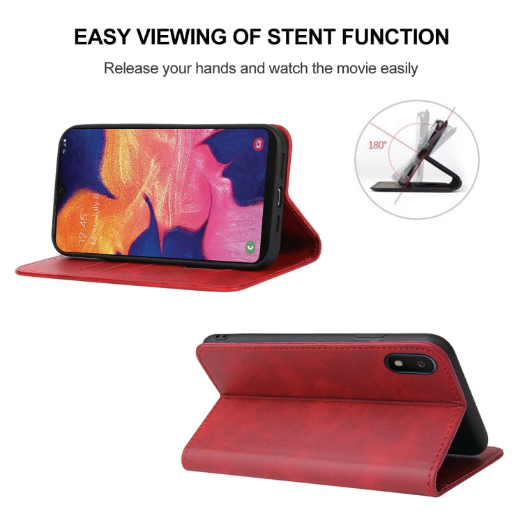 For Samsung Galaxy A10e Magnetic Closure Leather Phone Case