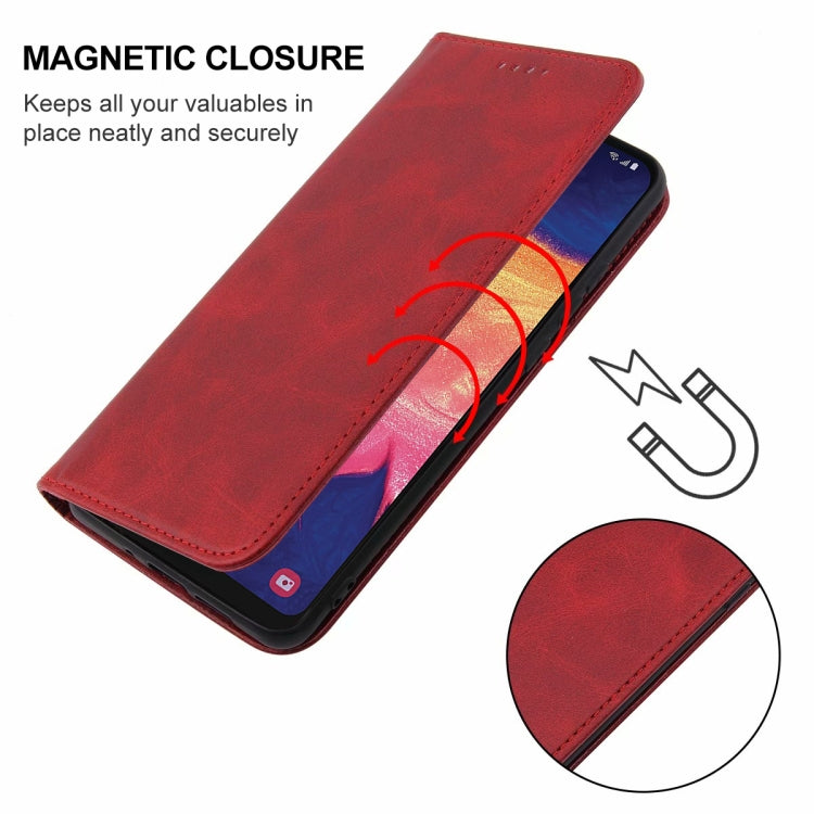 For Samsung Galaxy A10e Magnetic Closure Leather Phone Case