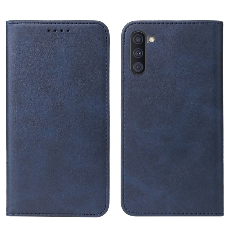 For Samsung Galaxy A11 Magnetic Closure Leather Phone Case