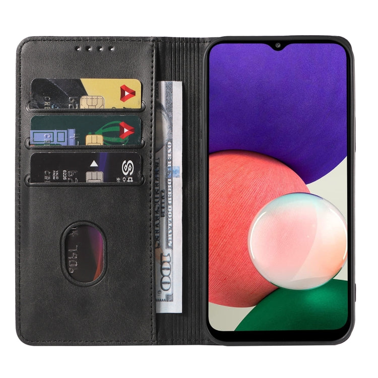 For Samsung Galaxy A22 5G JP Version Magnetic Closure Leather Phone Case