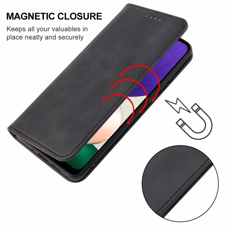 For Samsung Galaxy A22 5G JP Version Magnetic Closure Leather Phone Case