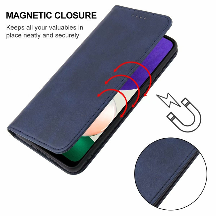 For Samsung Galaxy A22 5G JP Version Magnetic Closure Leather Phone Case