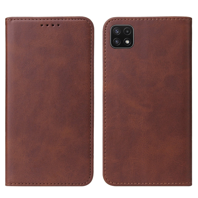 For Samsung Galaxy A22 5G JP Version Magnetic Closure Leather Phone Case